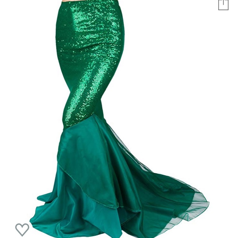 Green Mermaid Sequin Skirt